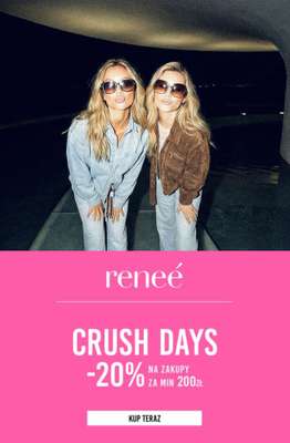 Renee - gazetka promocyjna -20% na zakupy za min. 200 zł od niedzieli 01.03 do środy 04.03