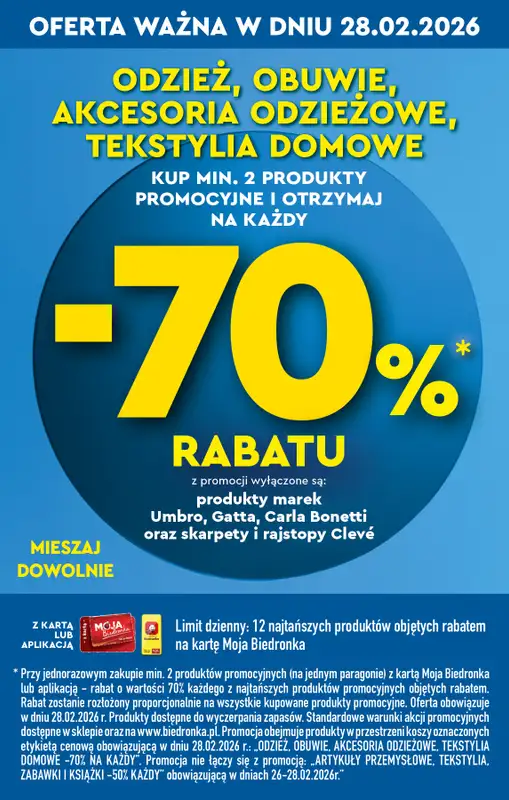Biedronka - gazetka promocyjna Tani weekend w Biedronce od piątku 27.02 do soboty 28.02 - strona 15