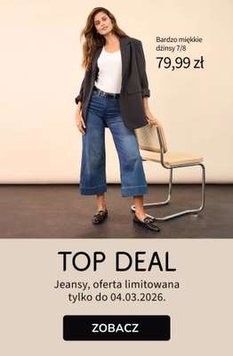 bonprix - gazetka promocyjna TOP DEAL - Jeansy za 79,99 zł od piątku 27.02 do środy 04.03