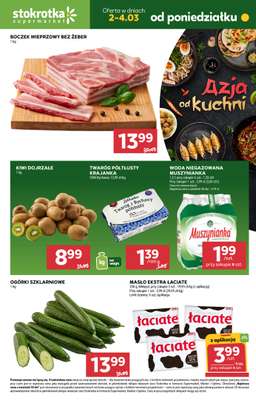 Stokrotka - gazetka promocyjna Hity na start od poniedziałku 02.03 do środy 04.03