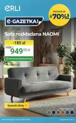 ERLI - gazetka promocyjna Dom i ogród taniej – czas na zmiany! od piątku 27.02 do niedzieli 01.03