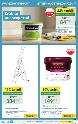 ERLI - gazetka promocyjna Dom i ogród taniej – czas na zmiany! od piątku 27.02 do niedzieli 01.03 - strona 10