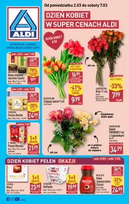 Aldi - gazetka promocyjna Dzień Kobiet w super cenach! od poniedziałku 02.03 do soboty 07.03