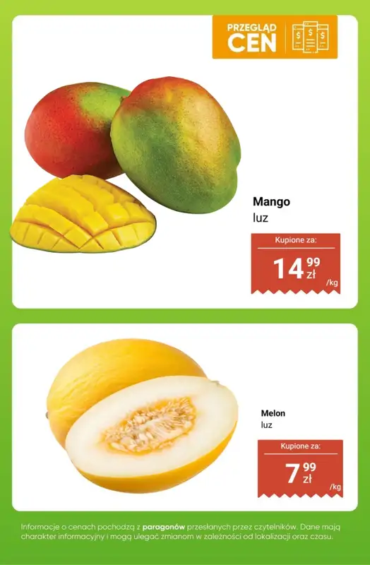 Dino - gazetka promocyjna Owoce i warzywa - przegląd cen   - strona 3