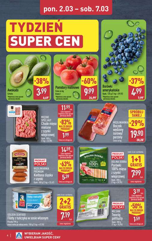 Aldi - gazetka promocyjna Weekend super cen w Aldi! od czwartku 05.03 do soboty 07.03 - strona 4