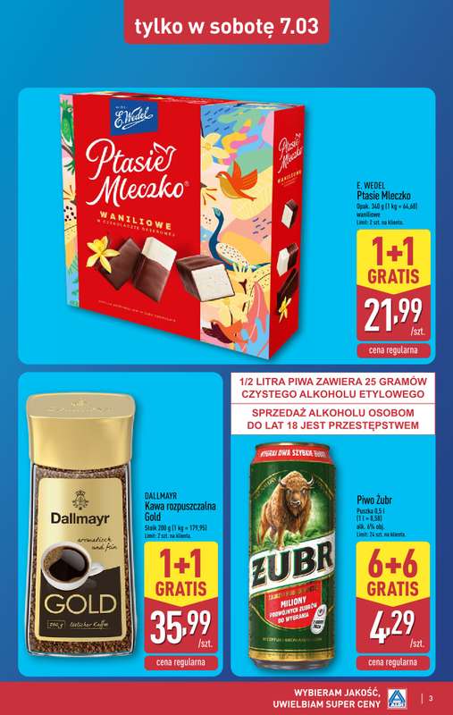 Aldi - gazetka promocyjna Weekend super cen w Aldi! od czwartku 05.03 do soboty 07.03 - strona 3