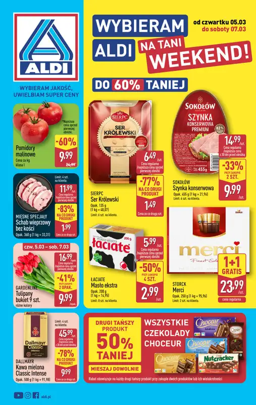 Aldi - gazetka promocyjna Weekend super cen w Aldi!  