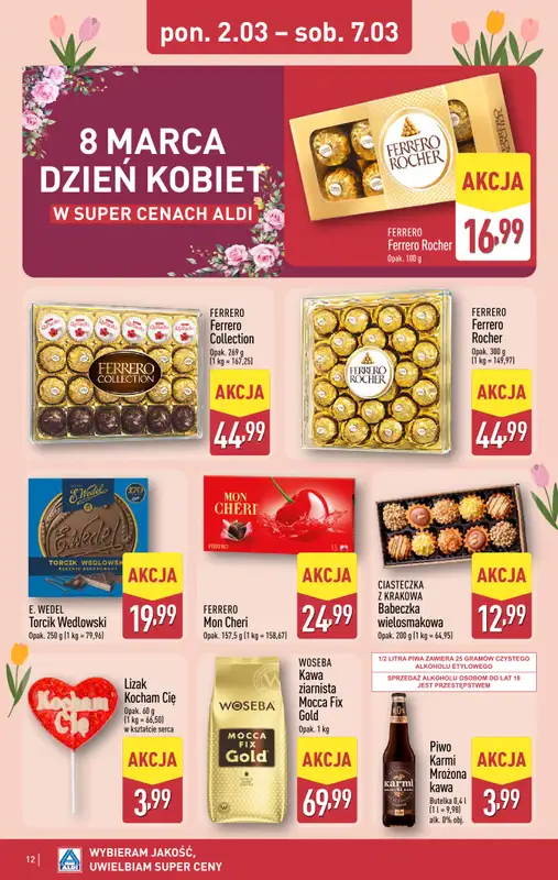 Aldi - gazetka promocyjna Weekend super cen w Aldi! od czwartku 05.03 do soboty 07.03 - strona 12