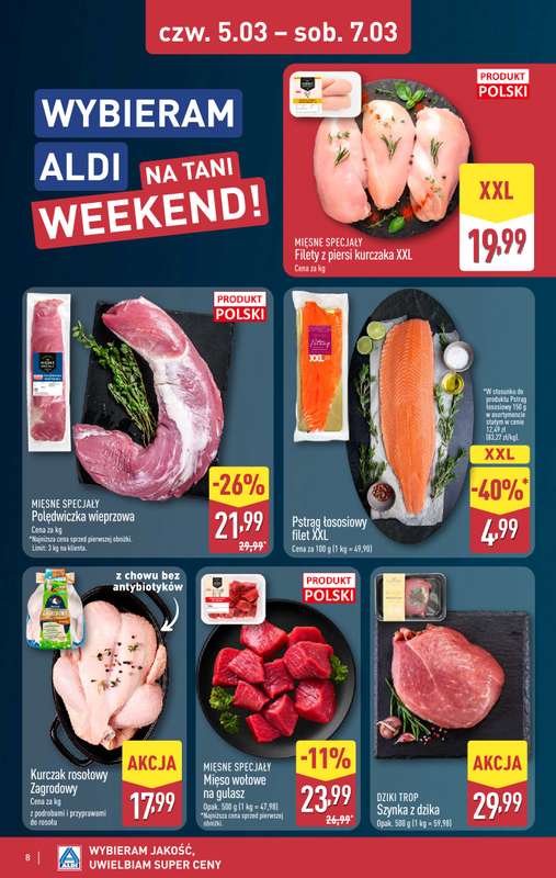 Aldi - gazetka promocyjna Weekend super cen w Aldi! od czwartku 05.03 do soboty 07.03 - strona 8