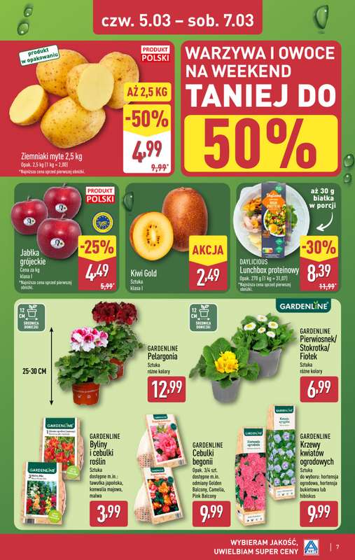 Aldi - gazetka promocyjna Weekend super cen w Aldi! od czwartku 05.03 do soboty 07.03 - strona 7