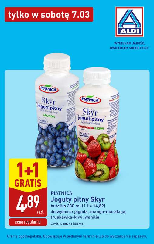 Aldi - gazetka promocyjna Tylko w sobotę! od soboty 07.03 do soboty 07.03 - strona 7