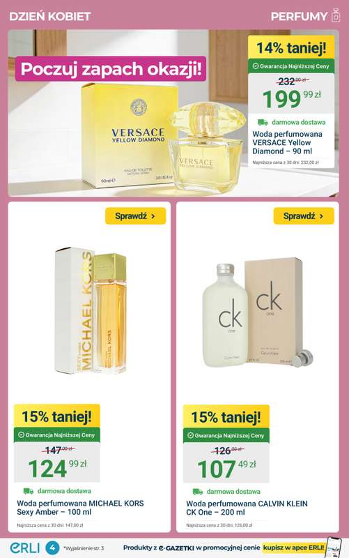 ERLI - gazetka promocyjna Pomysły na Dzień Kobiet do -79%! od poniedziałku 02.03 do niedzieli 08.03 - strona 4