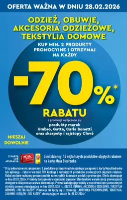 Biedronka - gazetka promocyjna Najtańsza sobota od soboty 28.02 do soboty 28.02 - strona 5
