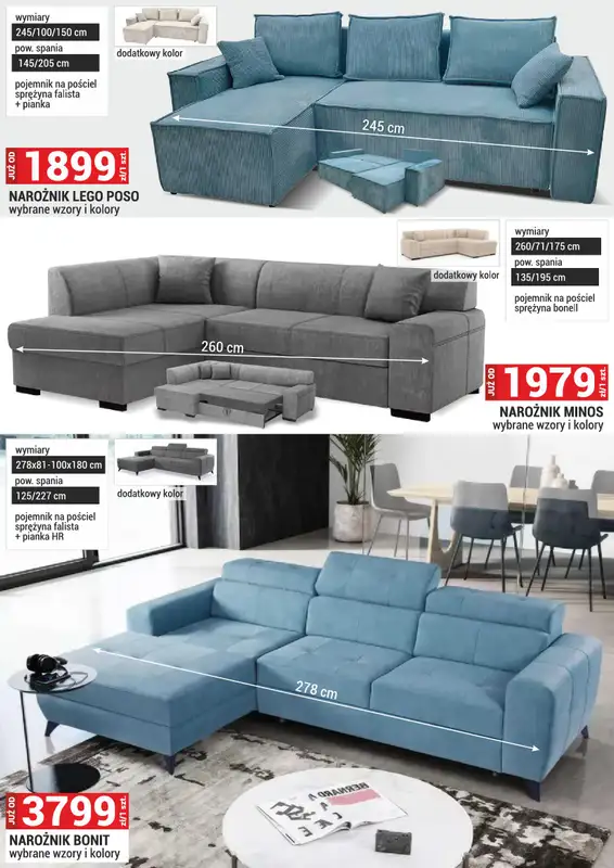 Merkury Market - gazetka promocyjna Meble, wypoczynki, materace od niedzieli 01.03 do wtorku 31.03 - strona 13