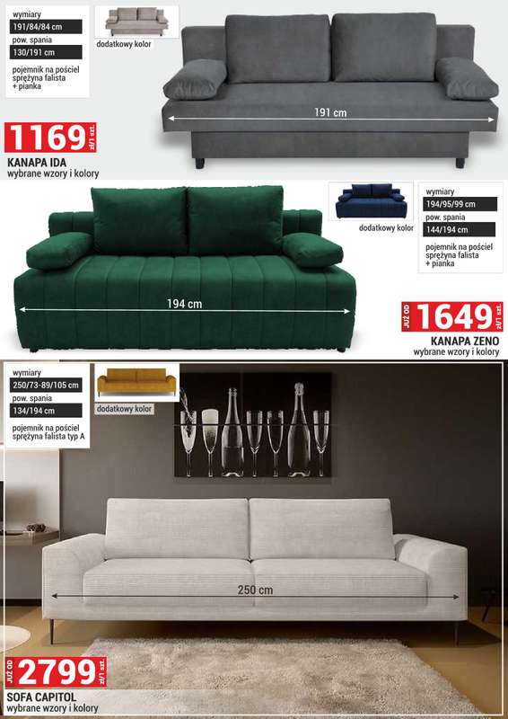 Merkury Market - gazetka promocyjna Meble, wypoczynki, materace od niedzieli 01.03 do wtorku 31.03 - strona 15