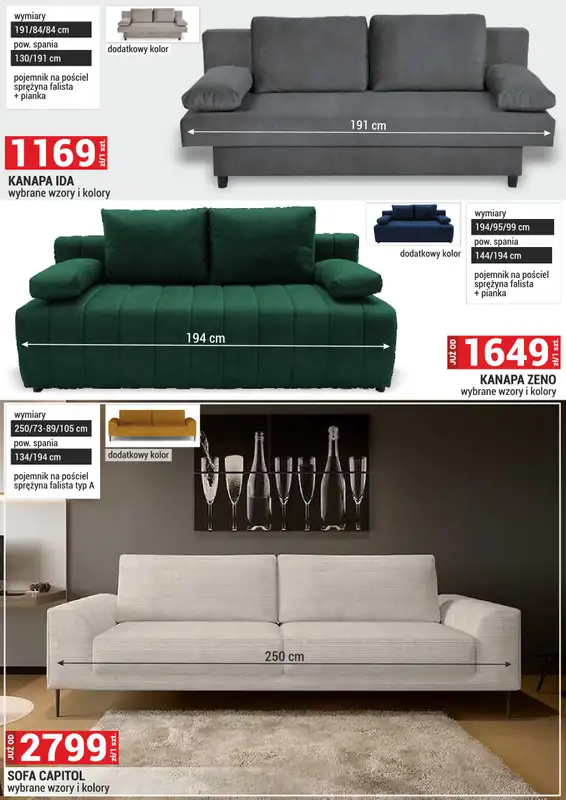 Merkury Market - gazetka promocyjna Meble, wypoczynki, materace od niedzieli 01.03 do wtorku 31.03 - strona 15