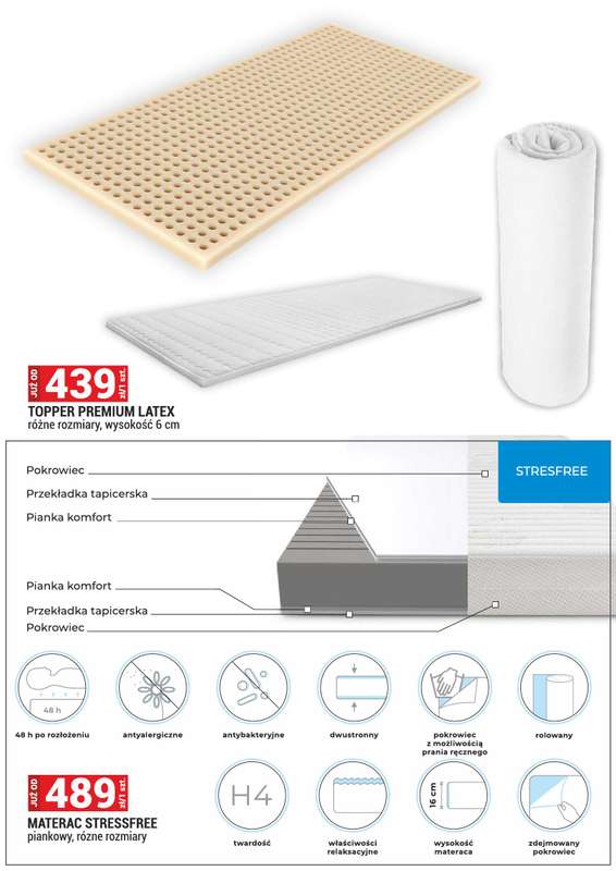 Merkury Market - gazetka promocyjna Meble, wypoczynki, materace od niedzieli 01.03 do wtorku 31.03 - strona 41