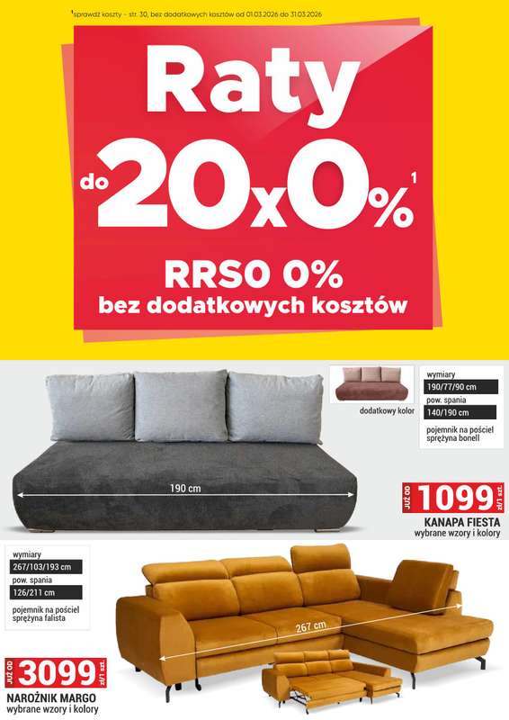 Merkury Market - gazetka promocyjna Meble, wypoczynki, materace od niedzieli 01.03 do wtorku 31.03 - strona 18