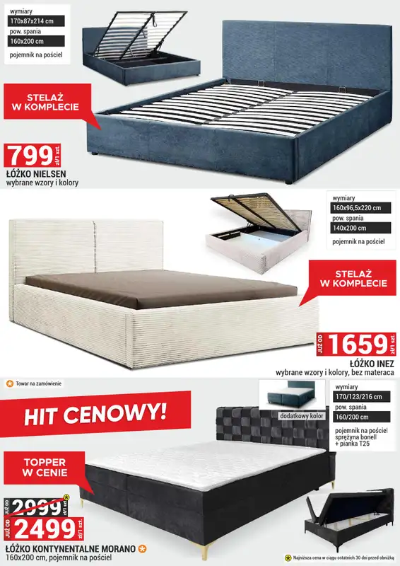 Merkury Market - gazetka promocyjna Meble, wypoczynki, materace od niedzieli 01.03 do wtorku 31.03 - strona 39