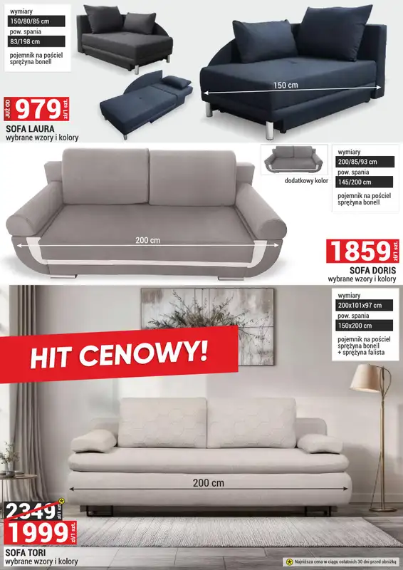 Merkury Market - gazetka promocyjna Meble, wypoczynki, materace od niedzieli 01.03 do wtorku 31.03 - strona 7