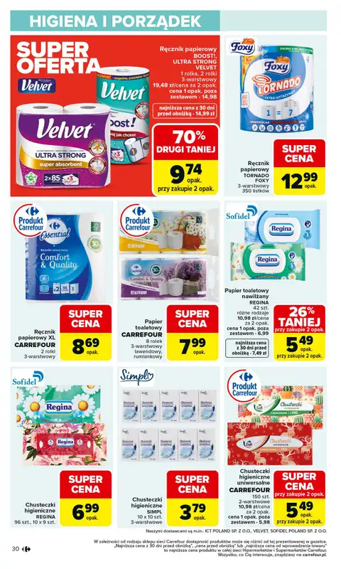 Carrefour - gazetka promocyjna Gazetka Carrefour od poniedziałku od poniedziałku 02.03 do soboty 07.03 - strona 32