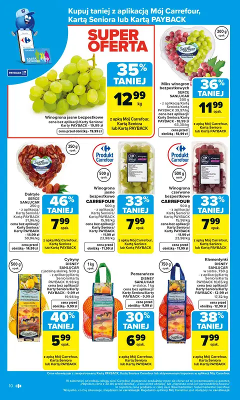 Carrefour - gazetka promocyjna Gazetka Carrefour od poniedziałku od poniedziałku 02.03 do soboty 07.03 - strona 12