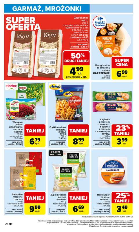Carrefour - gazetka promocyjna Gazetka Carrefour od poniedziałku od poniedziałku 02.03 do soboty 07.03 - strona 22
