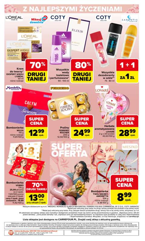 Carrefour - gazetka promocyjna Gazetka Dzień Kobiet od poniedziałku 02.03 do soboty 07.03 - strona 6