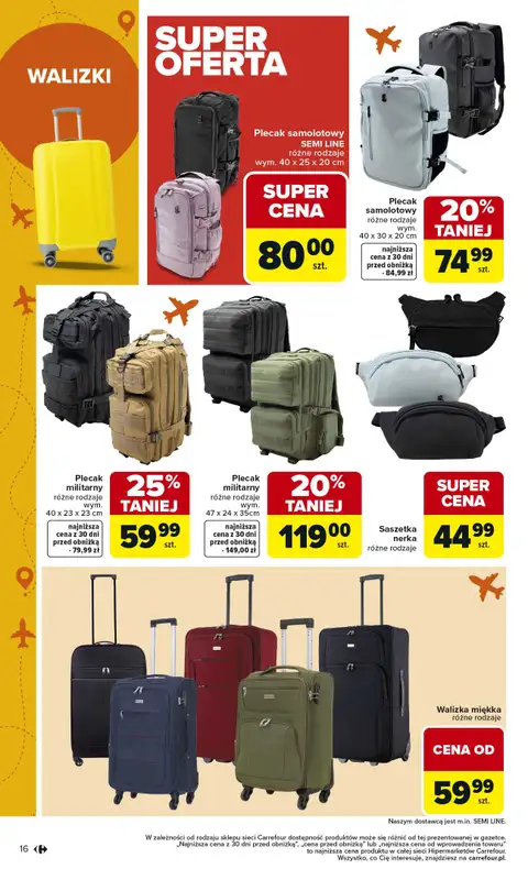 Carrefour - gazetka promocyjna Gazetka Łap super okazje od poniedziałku od poniedziałku 02.03 do soboty 14.03 - strona 16