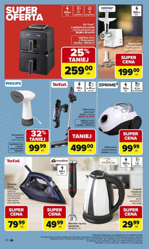 Carrefour - gazetka promocyjna Gazetka Łap super okazje od poniedziałku od poniedziałku 02.03 do soboty 14.03 - strona 20