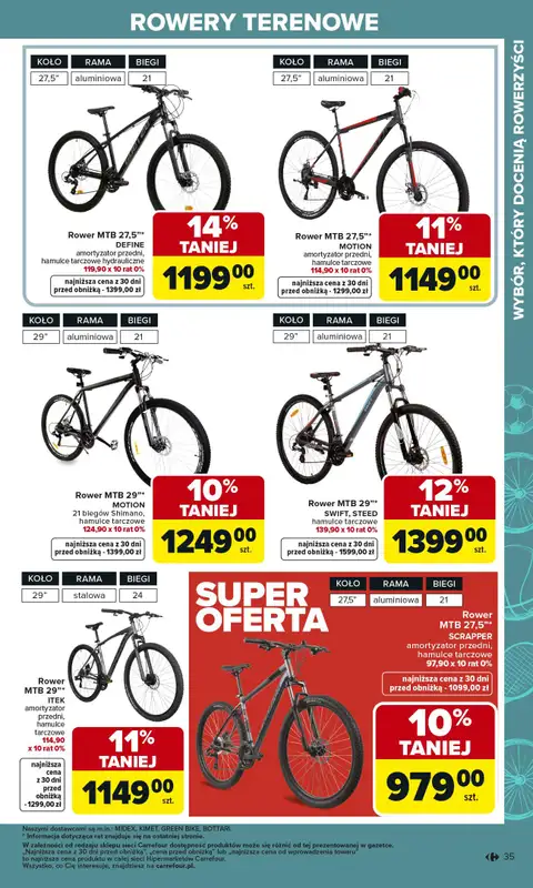 Carrefour - gazetka promocyjna Gazetka Ogród od poniedziałku 02.03 do soboty 04.04 - strona 35