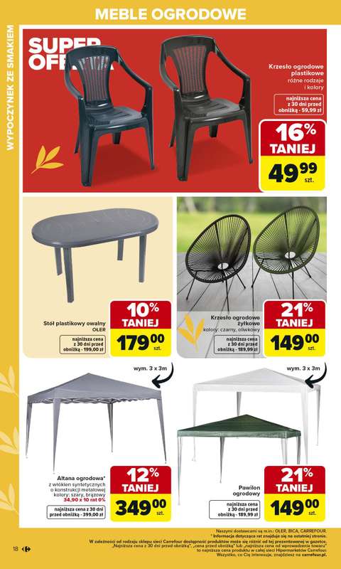 Carrefour - gazetka promocyjna Gazetka Ogród od poniedziałku 02.03 do soboty 04.04 - strona 18