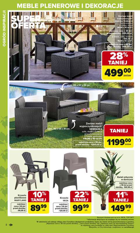 Carrefour - gazetka promocyjna Gazetka Ogród od poniedziałku 02.03 do soboty 04.04 - strona 8