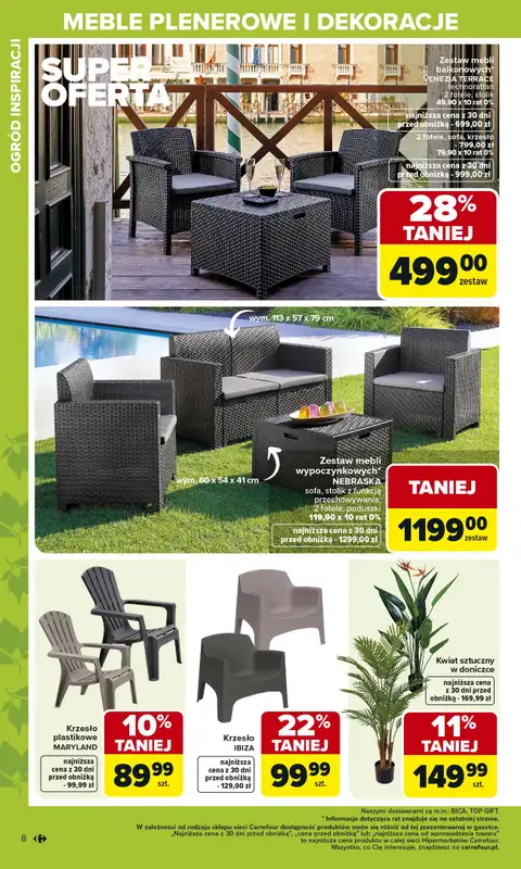 Carrefour - gazetka promocyjna Gazetka Ogród od poniedziałku 02.03 do soboty 04.04 - strona 8