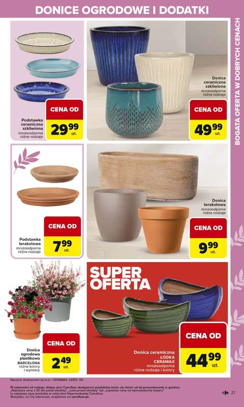 Carrefour - gazetka promocyjna Gazetka Ogród od poniedziałku 02.03 do soboty 04.04 - strona 21