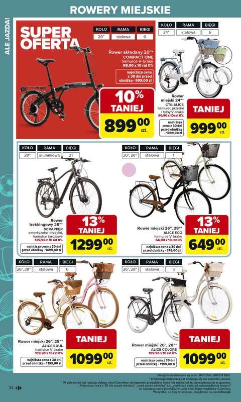 Carrefour - gazetka promocyjna Gazetka Ogród od poniedziałku 02.03 do soboty 04.04 - strona 34