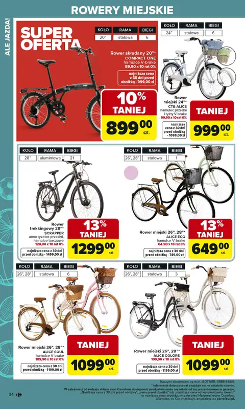 Carrefour - gazetka promocyjna Gazetka Ogród od poniedziałku 02.03 do soboty 04.04 - strona 34