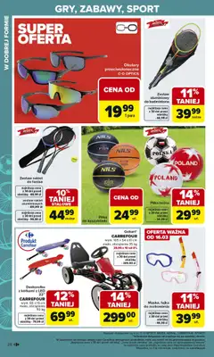 Carrefour - gazetka promocyjna Gazetka Ogród od poniedziałku 02.03 do soboty 04.04 - strona 28