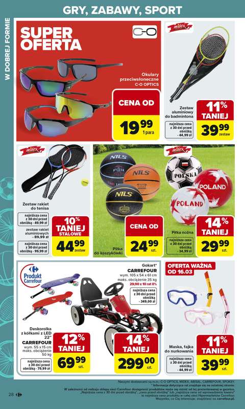 Carrefour - gazetka promocyjna Gazetka Ogród od poniedziałku 02.03 do soboty 04.04 - strona 28