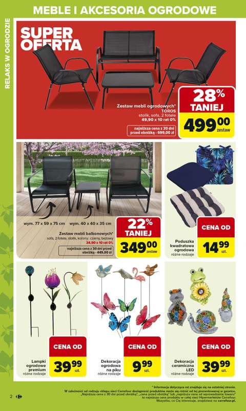 Carrefour - gazetka promocyjna Gazetka Ogród od poniedziałku 02.03 do soboty 04.04 - strona 2