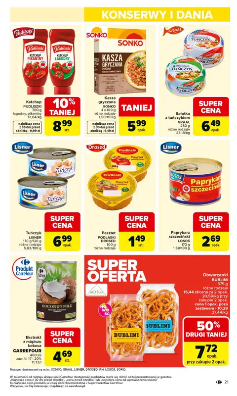 Carrefour Market - gazetka promocyjna Gazetka Carrefour Market od poniedziałku od poniedziałku 02.03 do soboty 07.03 - strona 23