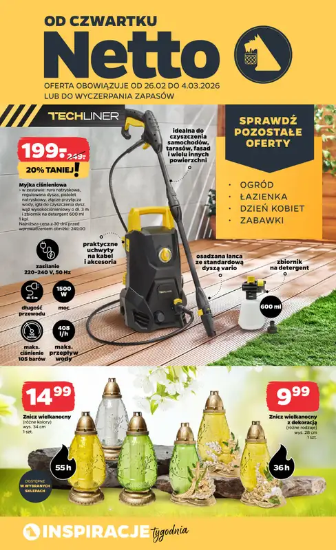 Netto - gazetka promocyjna Gazetka od czwartku 26.02 do środy 04.03