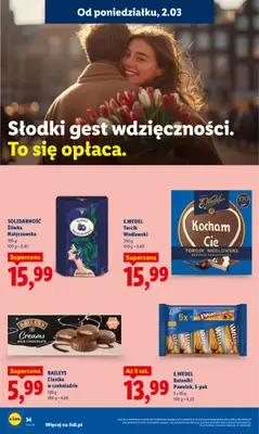 Lidl - gazetka promocyjna Oferta od poniedziałku od poniedziałku 02.03 do środy 04.03 - strona 34