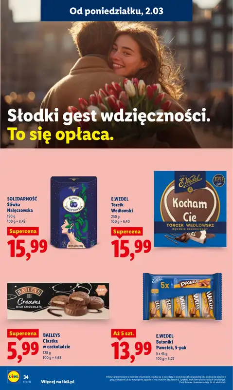 Lidl - gazetka promocyjna Oferta od poniedziałku od poniedziałku 02.03 do środy 04.03 - strona 34