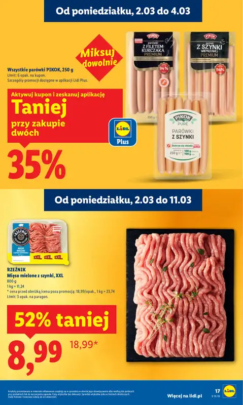 Lidl - gazetka promocyjna Oferta od poniedziałku od poniedziałku 02.03 do środy 04.03 - strona 17