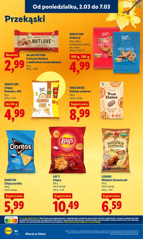 Lidl - gazetka promocyjna Oferta od poniedziałku od poniedziałku 02.03 do środy 04.03 - strona 64