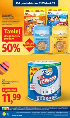 Lidl - gazetka promocyjna Oferta od poniedziałku od poniedziałku 02.03 do środy 04.03 - strona 22