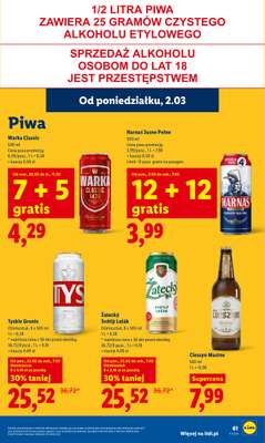 Lidl - gazetka promocyjna Oferta od poniedziałku od poniedziałku 02.03 do środy 04.03 - strona 61