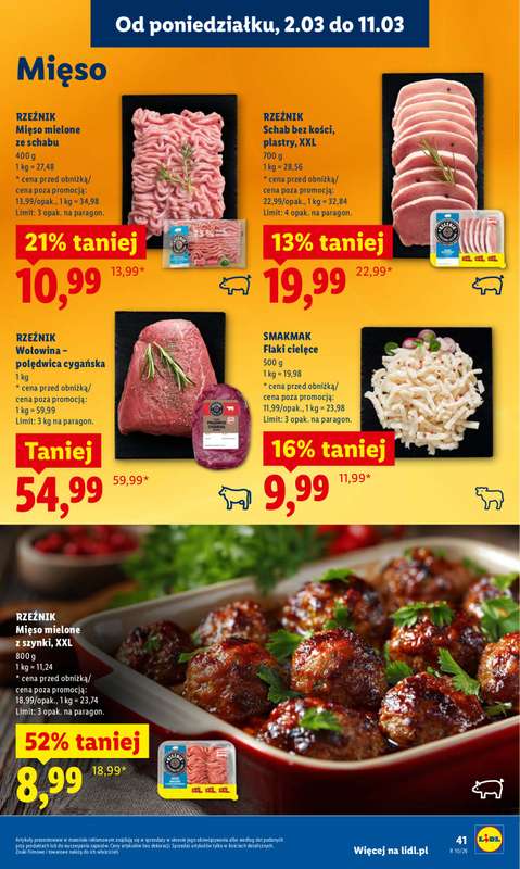 Lidl - gazetka promocyjna Oferta od poniedziałku od poniedziałku 02.03 do środy 04.03 - strona 41