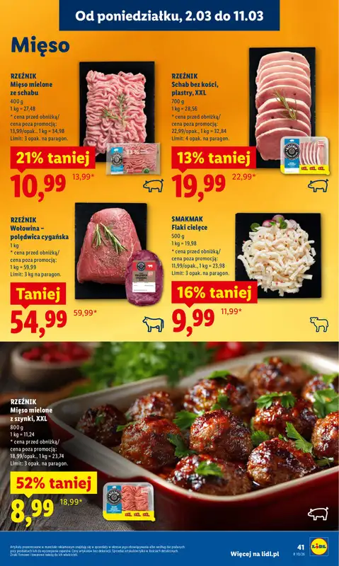 Lidl - gazetka promocyjna Oferta od poniedziałku od poniedziałku 02.03 do środy 04.03 - strona 41
